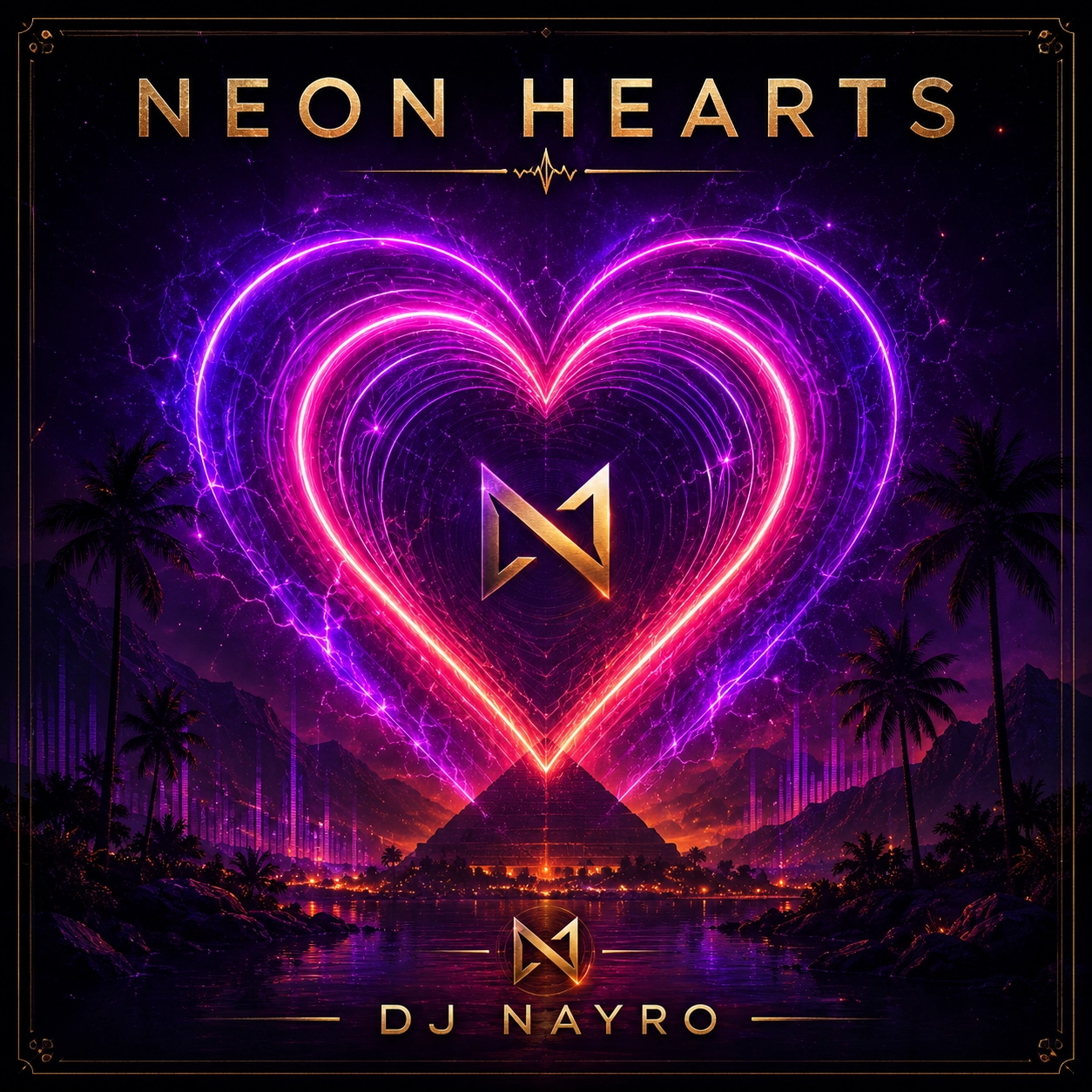 Neon Hearts by DJ Nayro